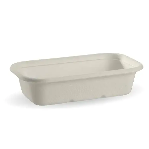 1,000ml White Plant Fiber Container