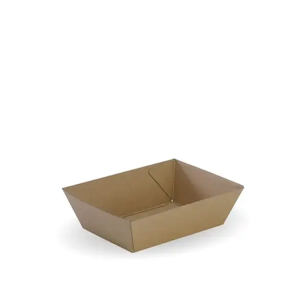 6.5x5.1 inch Kraft Food Tray 01