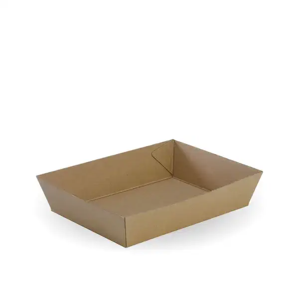 8.1x6.2 inch Kraft Food Tray 01