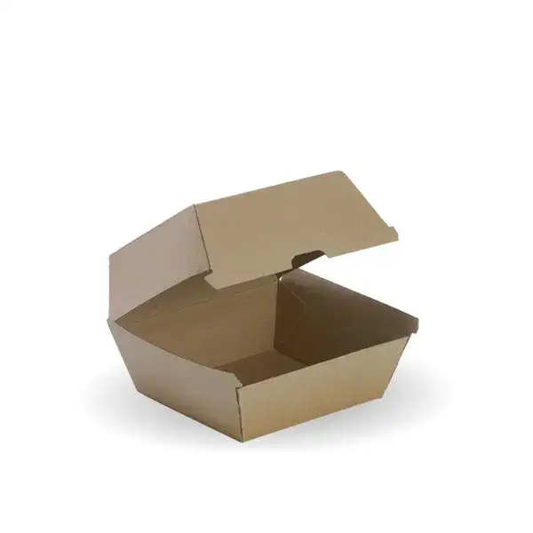 4.1x4.1 inch burger clamshell box