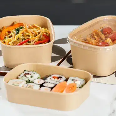 底 kraft rectangular container 01