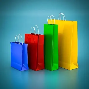 底 colored paper bag